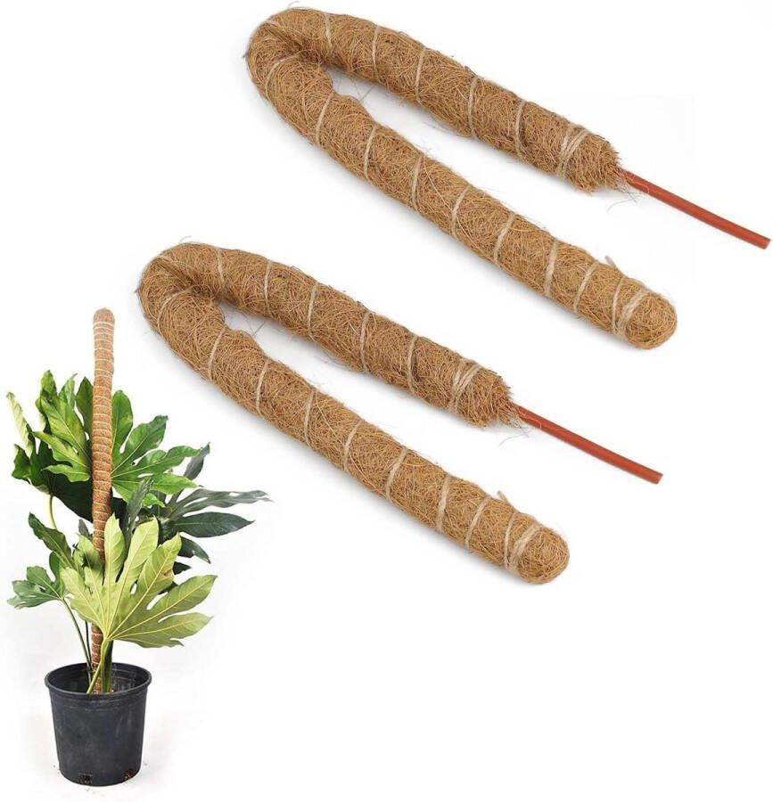 60 cm buigbare kokosstokken 2 stuks plantenstokken voor klimplanten