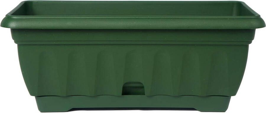 60 cm Groene Balkonkast Bloembak Balkonbak met extra opbergruimte