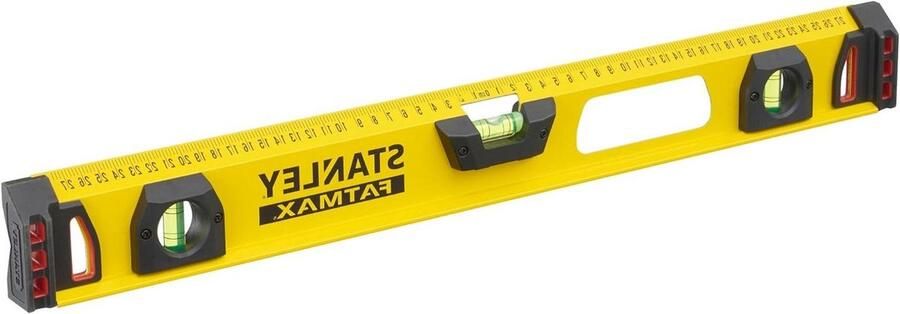 60 cm lengte 2 verticale libellen- Stanley FatMax I-profiel waterpas II aluminium