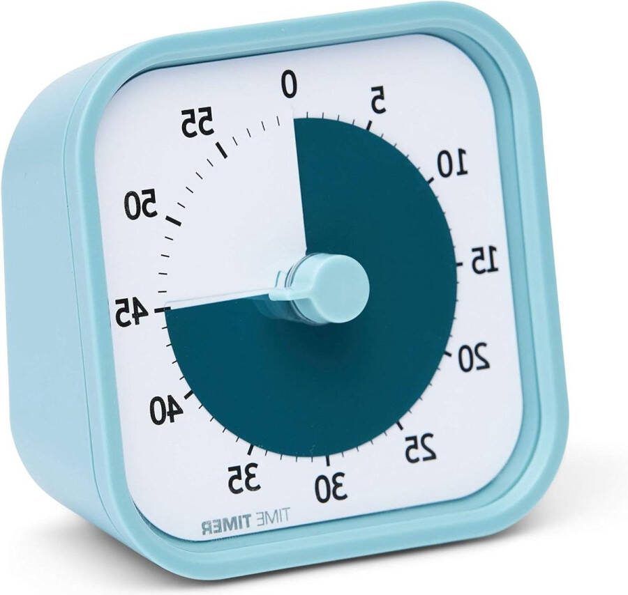 60 Minuten Visuele Timer Voor Thuisscholing Homeschool Timer voor Bureau Keuken Lake Day Blauw time timer