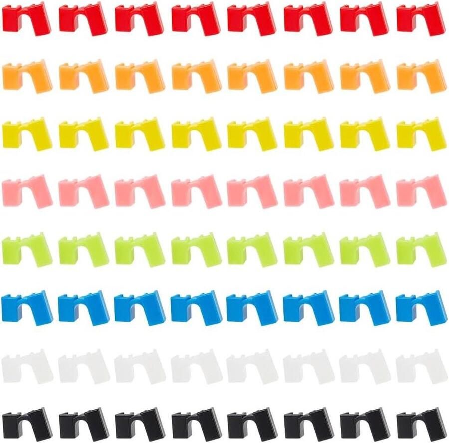 64 stuks eetstokjes helper herbruikbare eetstokjes trainingsscharnieren connector PLIGREAT kunststof eetstokjes leergereedschap voor volwassenen Chinese eetstokjes oefenhulp accessoires