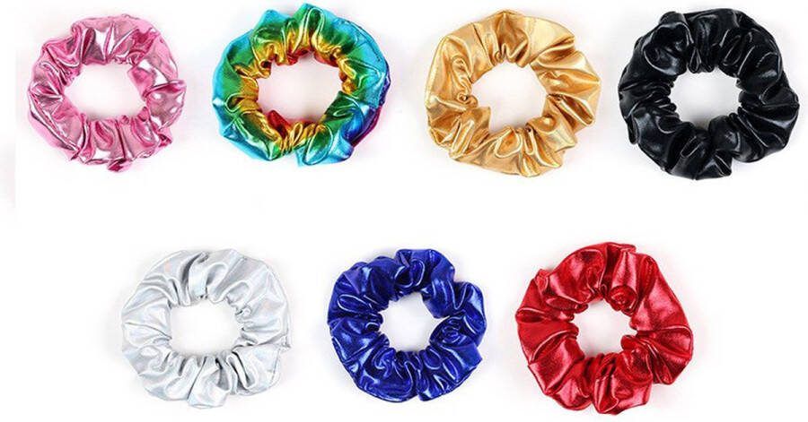 7-delige set haarbanden tweekleurige haarbanden voor vrouwen geschikt voor rubberen band bubbelhoofdbanden voor vrouwen