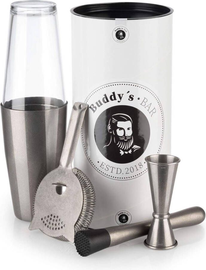 700 ml cocktailshaker barjigger stamper barzeef voedselveilige barset met geschenkdoos