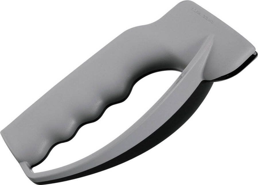 7.8715 Sharpening + Safety Messerschärfer robuster Kunststoff-Griff Grau Made in Switzerland messenslijper