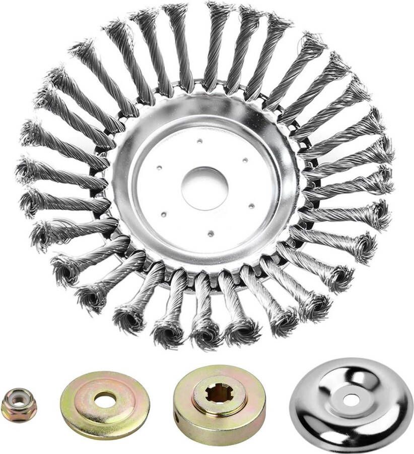 8 inch Onkruidborstel voor bosmaaier Onkruidverdelgers en bosmaaier