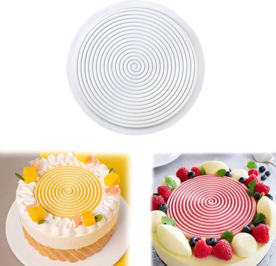 8 inch spiraalvorm siliconen vormen om te bakken ronde taartvormen chocoladecakevorm antiaanbaklaag en snelle ontgrendeling bakvormen voor keuken taart brood bakken pudding wit