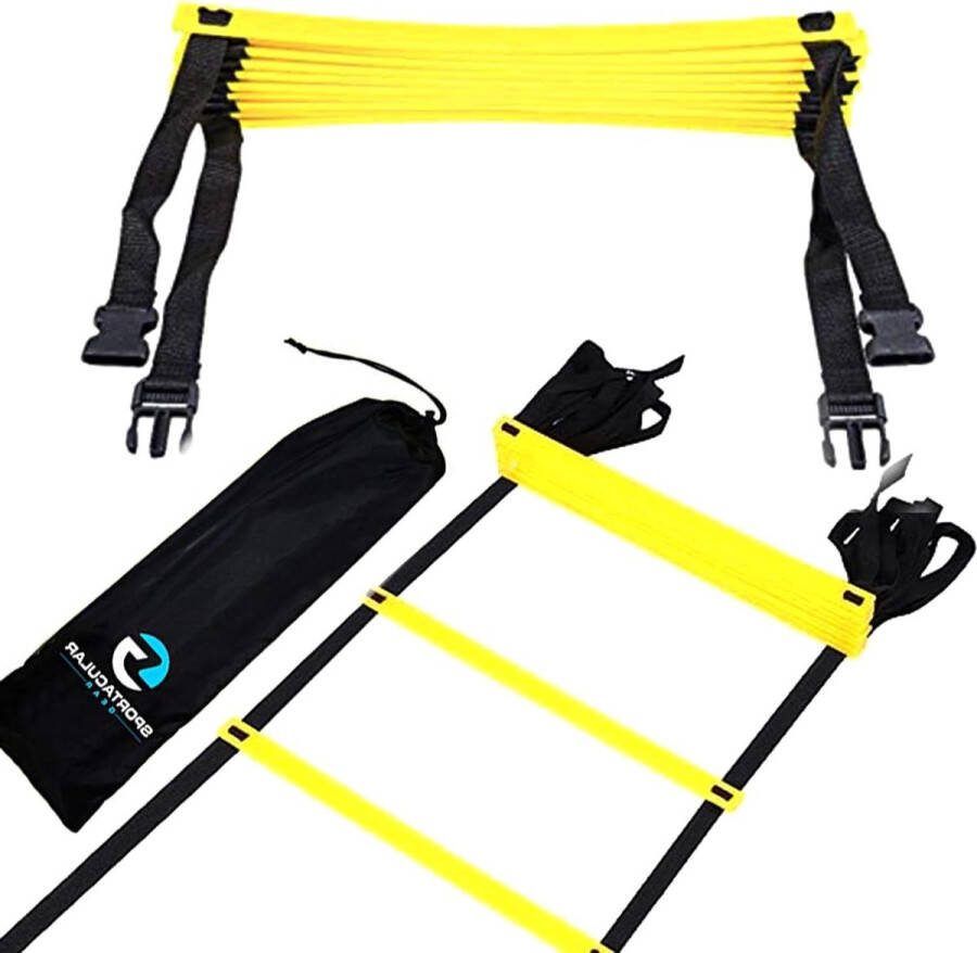 8 meter coördinatieladder met tas coördinatietraining agility training voetbal basketbal fitness Voetalbal trainingsmateriaal