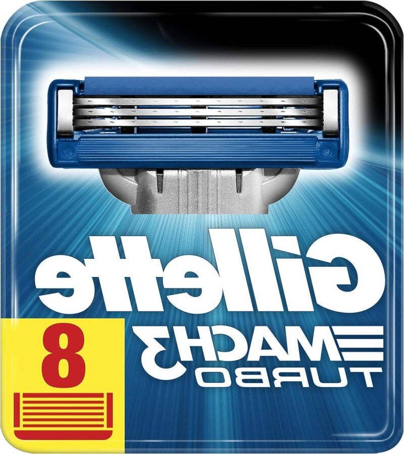 8 Navulmesjes Mach3 Turbo Scheermesjes Voor Mannen Hoge Kwaliteit