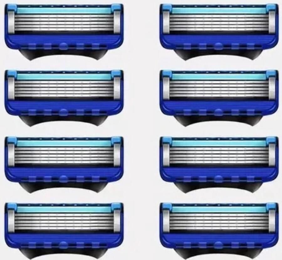 8 vervangende scheermesjes geschikt voor Gillette Fushion Proglide Gillette Fushion Proglide Gillette Fushion 5 Gillette Fushion 5 Power Gillette Proshield