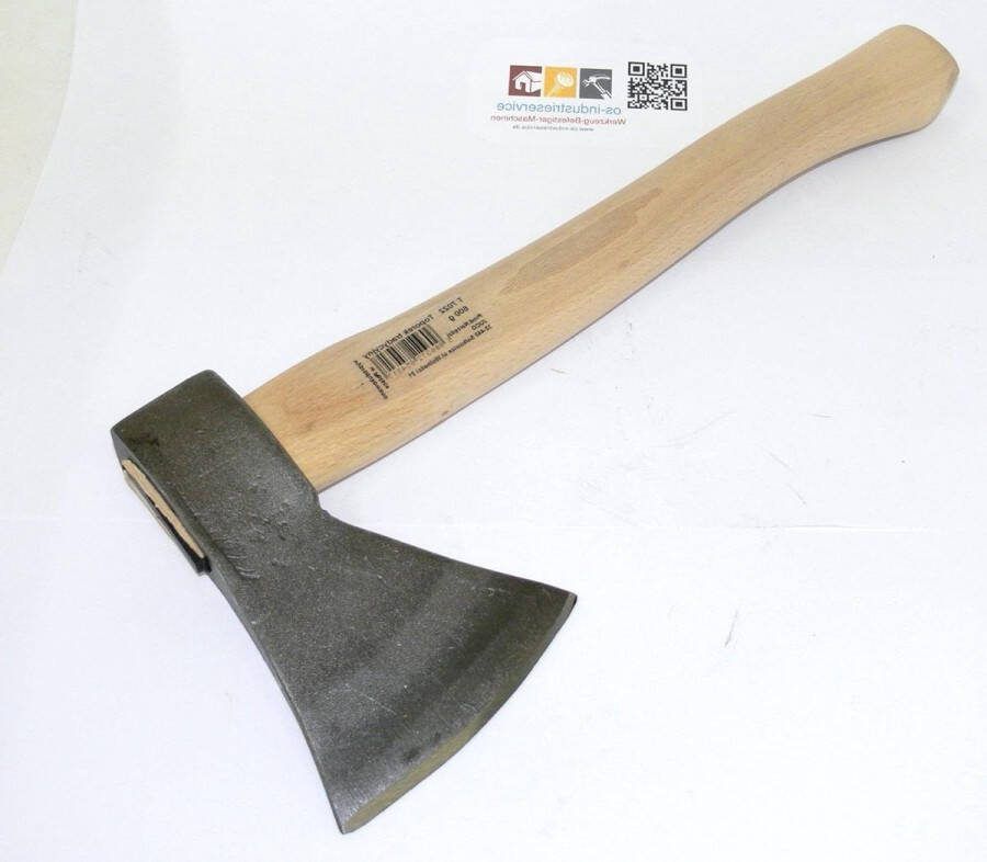 800 g Juco bijl 33002 met houten handvat