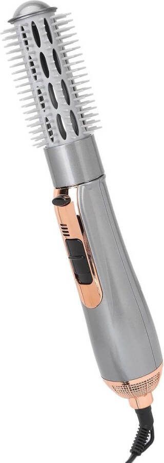 800W Föhnborstel Keramische Coating Negatieve Ionen Rechttrekken Krullen Volume Hoofdhuidmassage EU-stekker 220-240V Haardroger Met Borstel