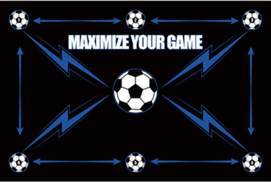 80*120cm Voetbal voetstap trainingsmat voetbal mastering mat voetbal trainingsmat antislip schokabsorptie dribbel stille voetbal sportmat kinderen voetbaltraining voor volwassenen