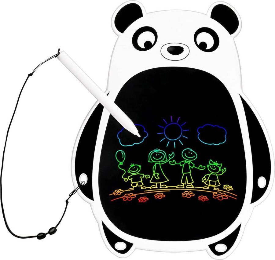 85-Inch LCD Tekening Tablet voor Kinderen Zwart-Wit Panda Tekenbord