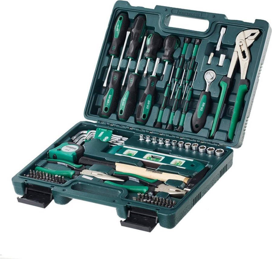 87-Delige Gereedschapskoffer M29084 Single Complete Gereedschapsset met Brüder Gereedschap