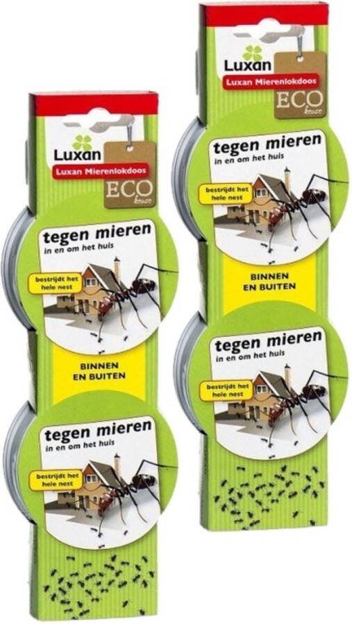 8x stuks Mierenlokdoosjes 7 5 x 7 5 x 8x 5 cm ongediertebestrijding mierenlookdoos