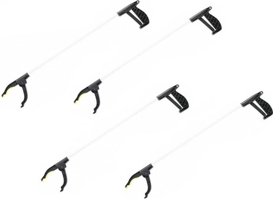 Merkloos Sans marque 8x voordelige afvalgrijpers 76 cm zwerfvuil grijpers afvalgrijper