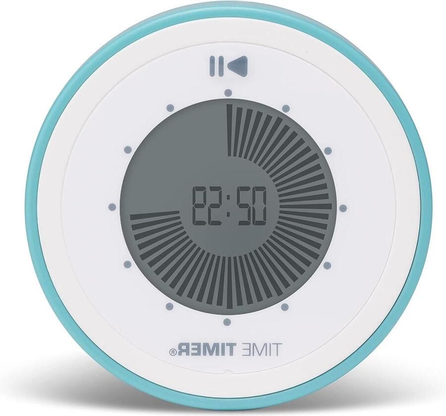 90-Minuten Digitale Aftelklok voor kinderen in de klas Homeschool Studiehulpmiddel Leraren Bureau Klok Oefening en Keuken Timer Lake Day Blue time timer