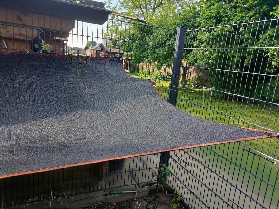 95% UV-bescherming Opengewerkt Geventileerd Schaduwnet Kas Tuin Planten Pergola Terras 3 x 3 cm