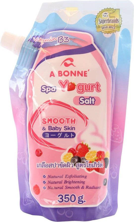 A Bonné Spa fruitige yoghurt badzout 350 gr
