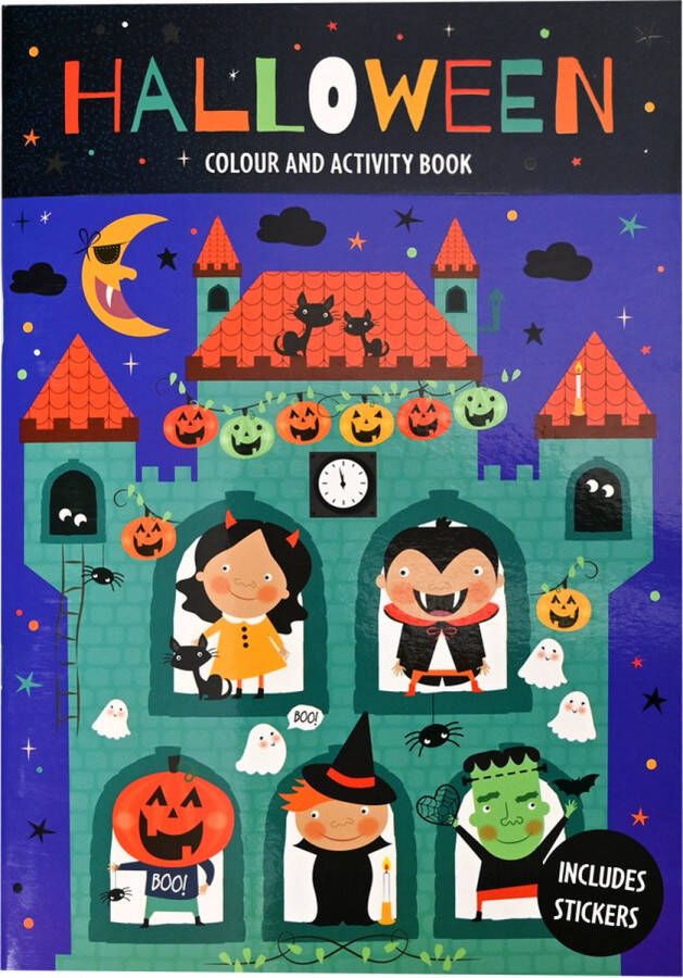 Kleur- en Activiteiten boek Halloween Doeboek voor Kinderen Kleurboek Peuter Tekenboek voor Kinderen Tekenen Kinderen Kleurplaten Tekenblok voor Kinderen 44 Pagina's 29 7 x 21 cm Vanaf 3 jaar Multi Kleuren