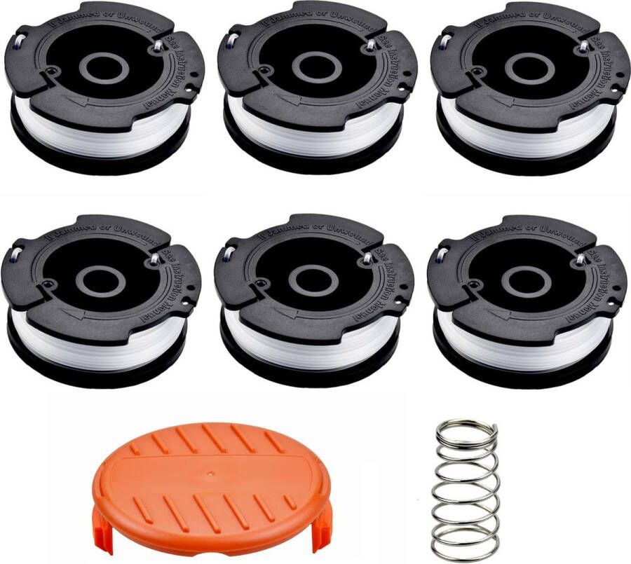A6481 A6485 Grasmaaier spoelen voor Black Decker grasmaaiers STC1820CM STC1820PC STC1820EPC STC1840EPC ST5530 ST1823 GLC1823L20 set van 6