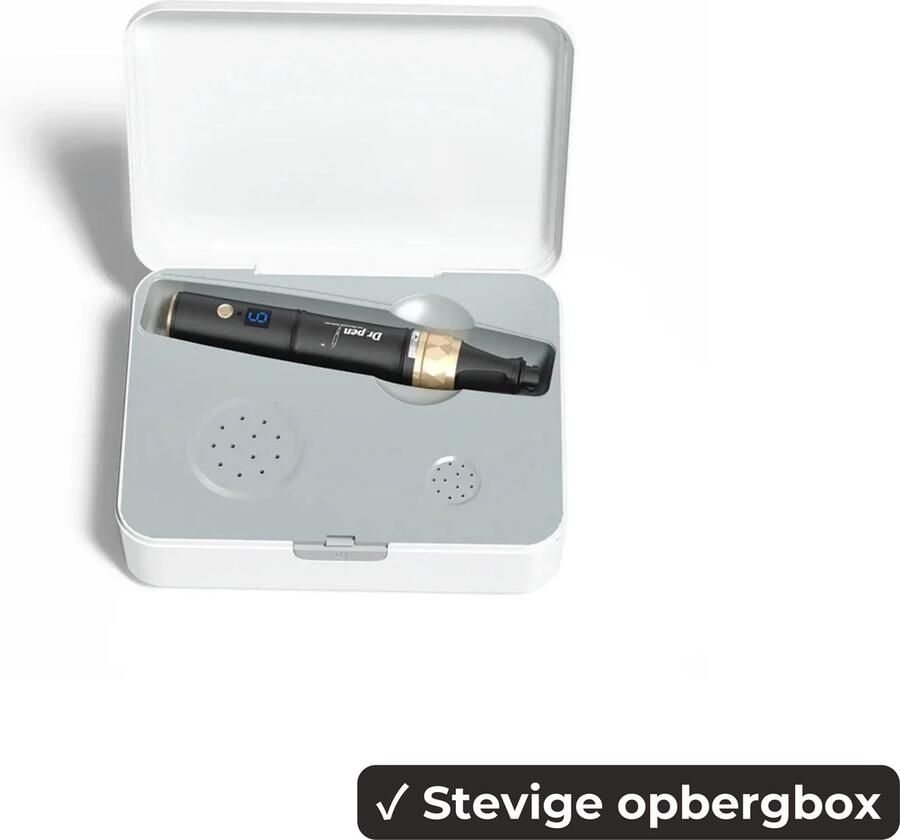 A8S Draadloos dermapen Microneedling pen Mesopen Huidverzorging Huidverjonging 5 stuks 18 pin naalden (merk esterance) & sprayflesje 50 ml desinfectie