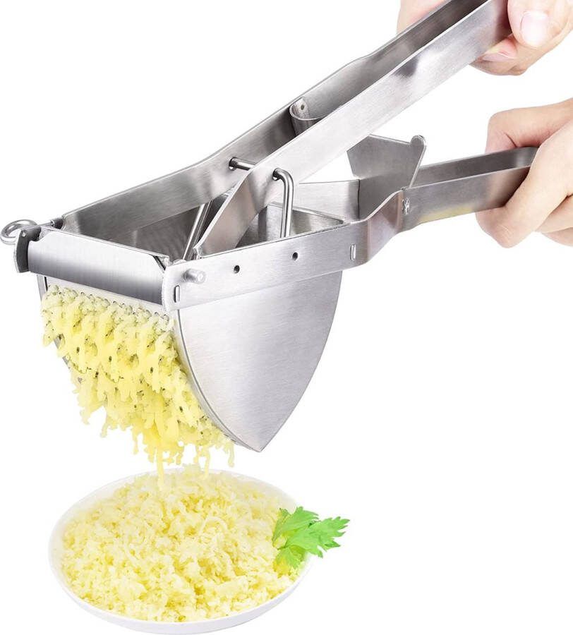 Sopito aardappelpers roestvrij staal voor baby's en fruit aardappelstamper voor romige pluizige aardappelpuree en levensmiddelenrecept