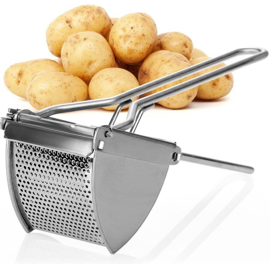 Aardappelpers van roestvrij staal vaatwasmachinebestendig spätzle pers spaghetti-ijspers aardappelstamper