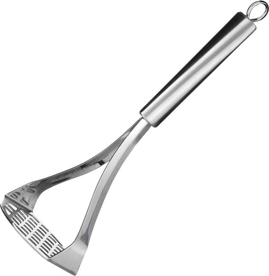 Aardappelstamper lengte: 25 7 cm roestvrij staal Glory zilver 18482270