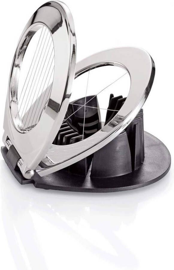 ABS Plastic gegoten zink verchroomde eiersnijder 9 cm diameter keukengerei keukentools