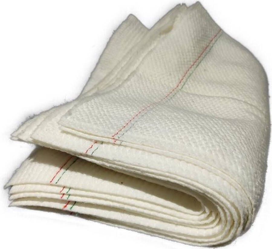 Acht Vaatdoeken 30 x 35 cm Wit Voordeelverpakking 8 stuks