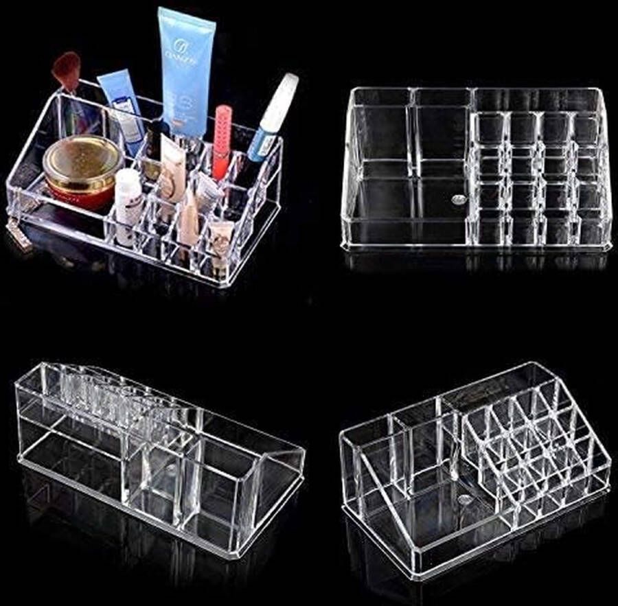 Acryl make-up organisator Cosmetische houder Cosmetische opslag Lippenstifthouder