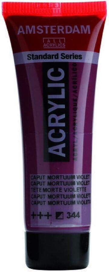 Acrylverf 344 Caput Mortuum Violet 20ml Amsterdam 1 stuk
