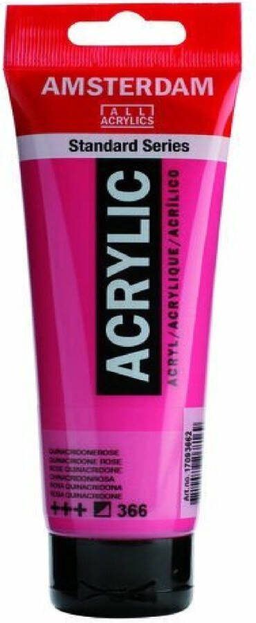 Acrylverf 366 Quinacridonerose 120ml Amsterdam 1 stuk
