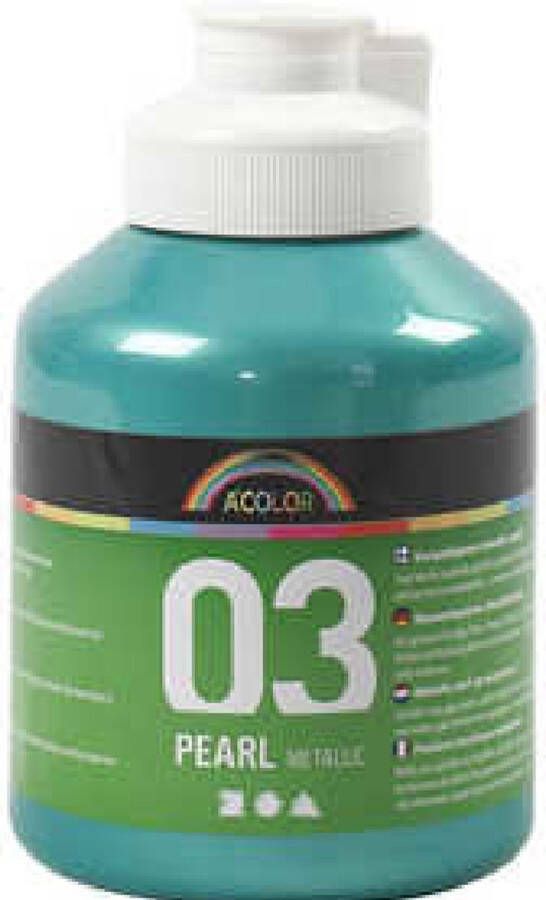 Acrylverf Groen Metallic A-color 500 ml