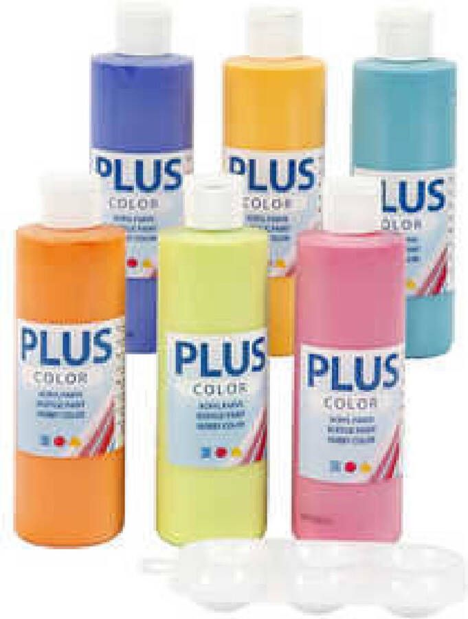 Acrylverf Kleuren Plus Color 6x250 ml