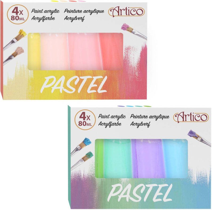 Acrylverf Pastel 4dlg