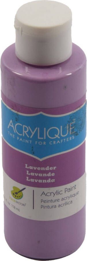 Acrylverf waterbasis Lavender kleur 118ml Sneldrogend waterbasis Permanent