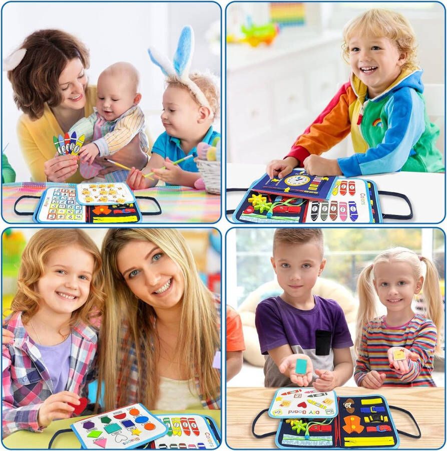 Activity Board Voor Kinderen Met 5 Lagen Educatief Speelgoed 1+ Jaar
