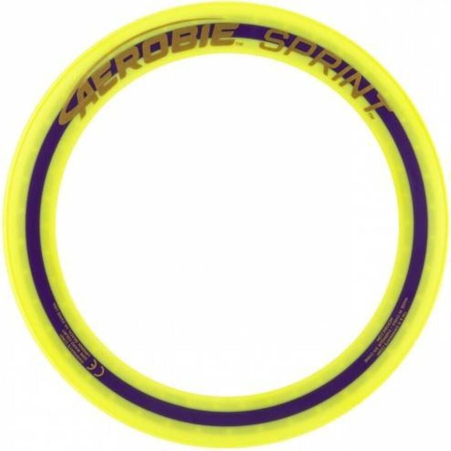 Aerobie Frisbee Sprint Ring 25 Cm Geel