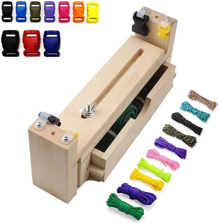 Afantti Armband Maker Maken Kit Paracord Jig 10 Paracord voor het Vlechten van Armbanden