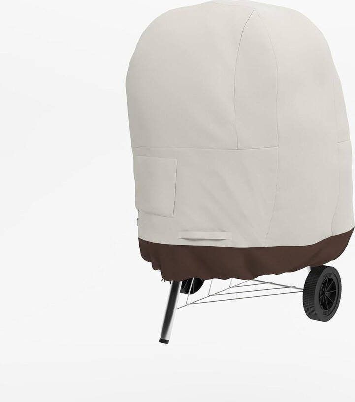 Afdekking kogelgrill wit beschermhoes voor barbecue BBQ hoes