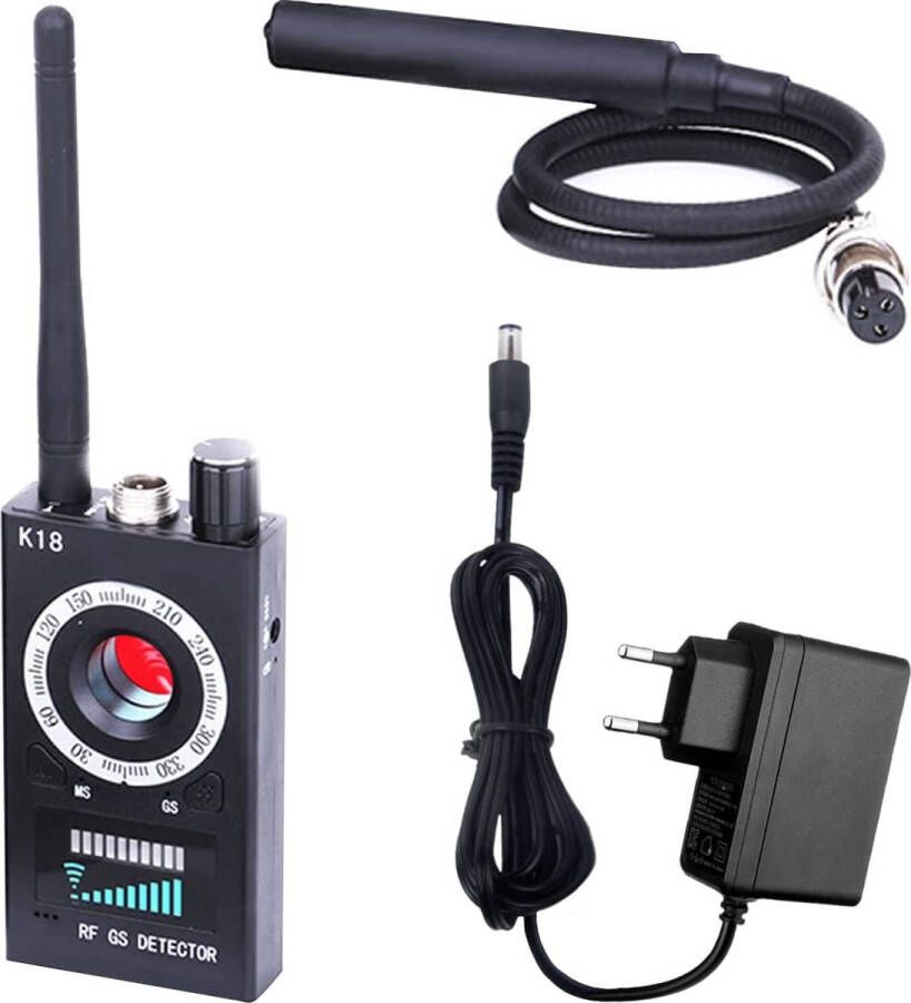 Afluisterapparatuur Detectieapparaten Anti Spy RF Detector Draadloze signaaldetector – Antispy draadloze RF-signaaldetectorset – GPS-camera – Verborgen camera – Afluisterapparaat – Radarradioscanner – Draadloos signaalapparaat – Tracker Locator