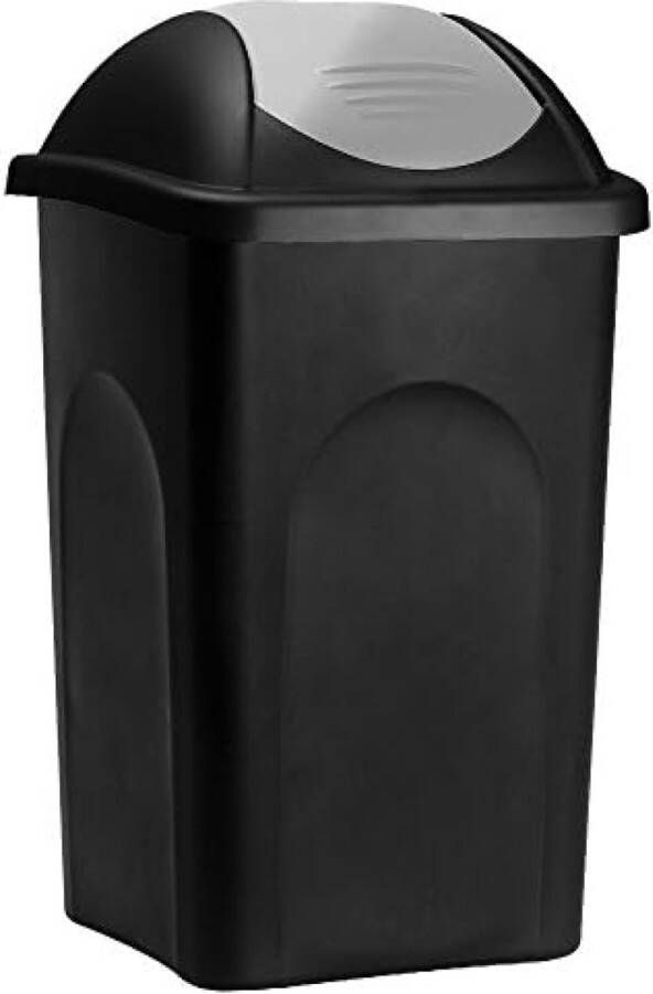 Afvalbak Vuilnisbak Klap Deksel 60 Liter Vuilnis Bak Afval Container Kunststof Keuken Prullenbak Huis