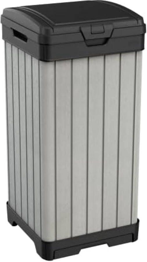 Afvalcontainer met elegant design en praktische functies 125L