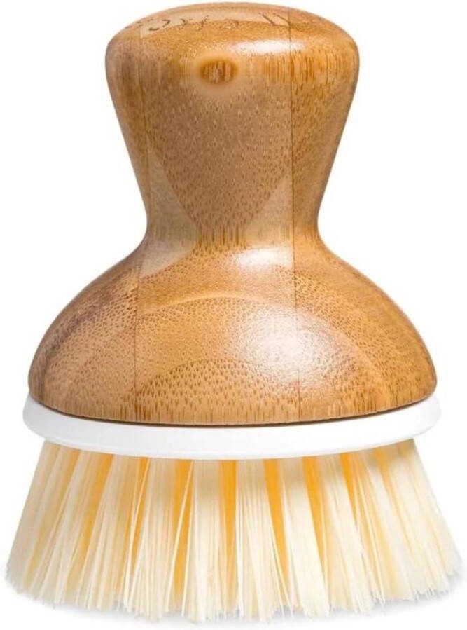 Afwasborstel BUBBLE UP Keukenborstel met Bamboe Handvat Duurzame Schoonmaakborstel Afwasborstel