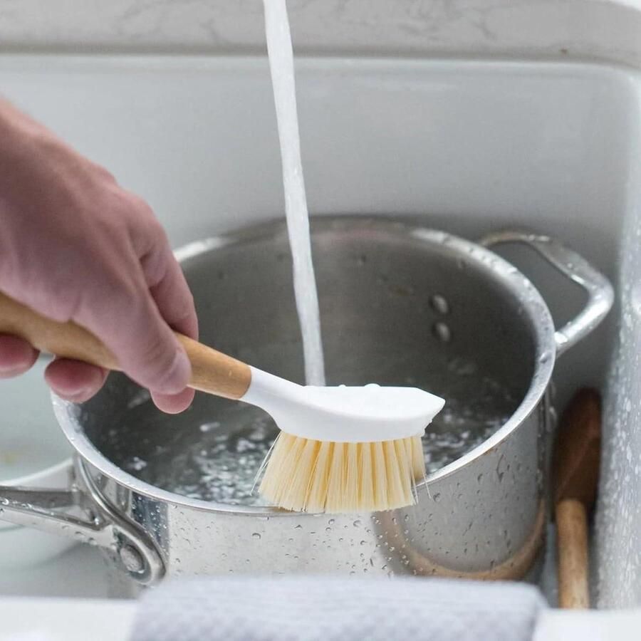 Afwasborstel Keukenborstel voor Anti-aanbaklaag Duurzaam en Veilig Afwasborstel