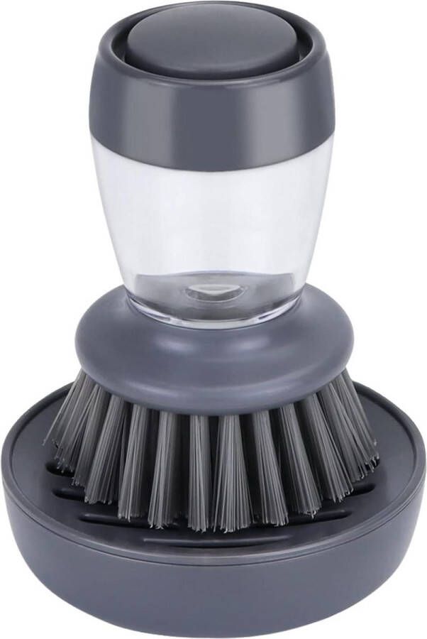 Afwasborstel met geïntegreerde dispenser en houder Nylon borstels Keukenafwasborstelset voor servies potten en pannen Reiniging Afwasborstel