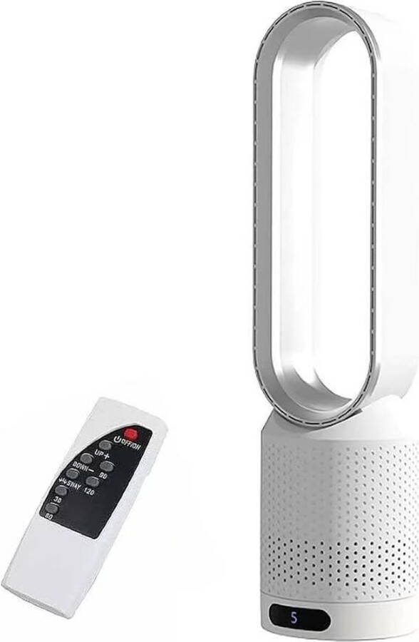Airco zonder afvoerslang Mobiele Airco Geluidloos 8 Standen met afstandebediening en slaapmodus Oranje (Ventilator)