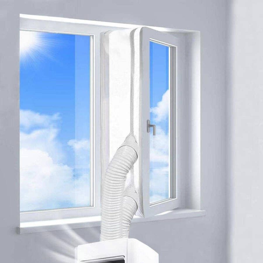 Airconditioning zord airconditioning-raamset 25 x 92 cm verzegeld ramen geïsoleerd ramen draagbare airconditioning geschikt voor alle draagbare airconditioners